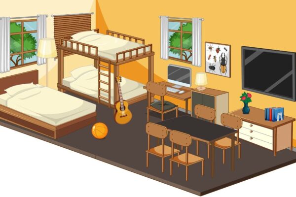 Loft Bunk Bed with Steps