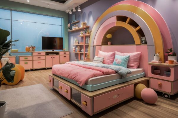 Twin Bookcase Bed