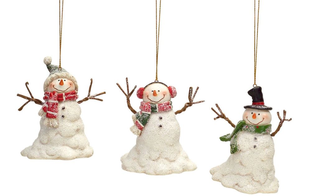snowman ornaments