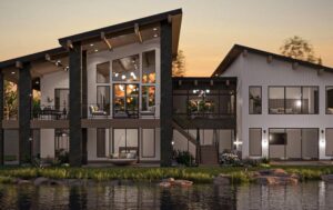 Modern Lakefront House